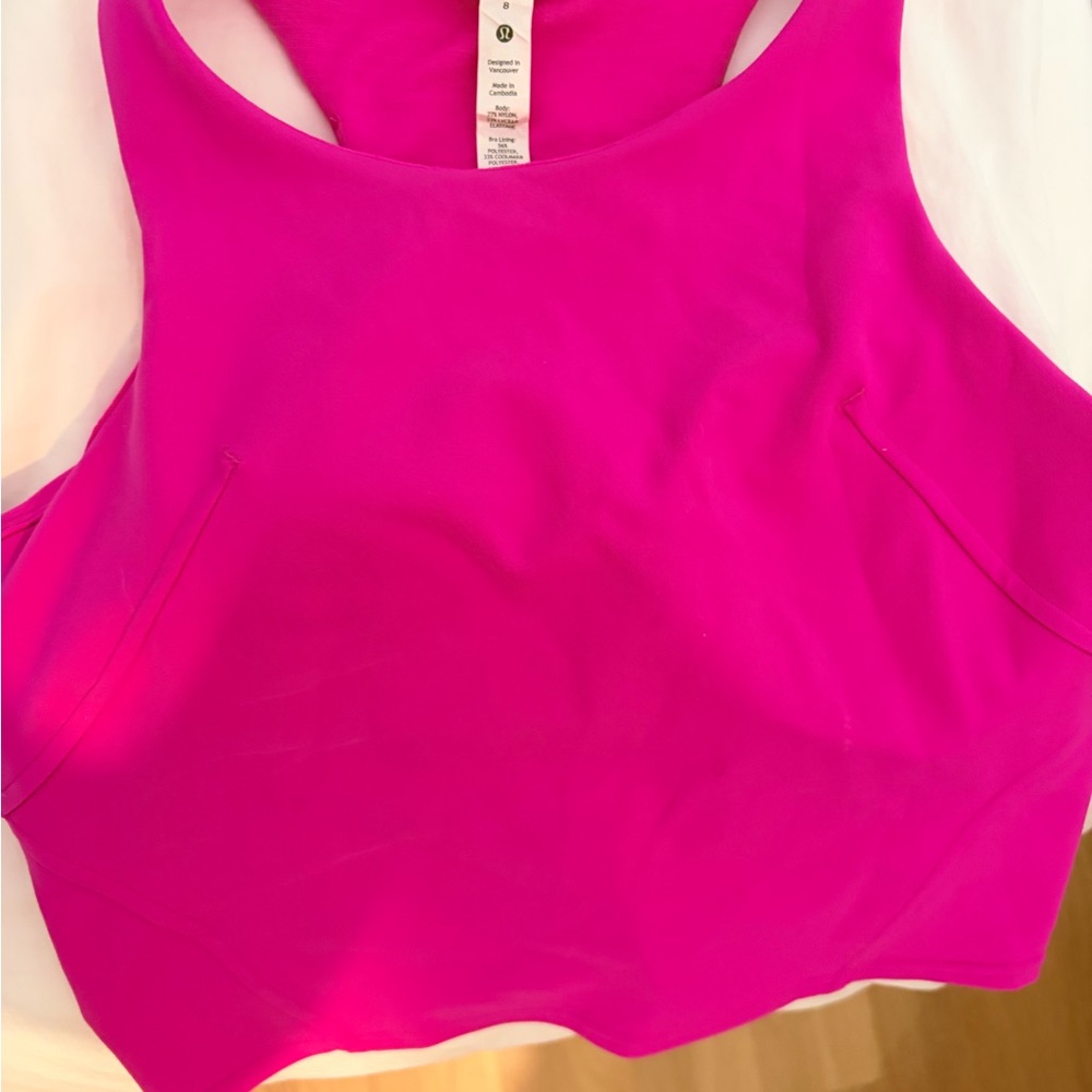 lululemon athletica Hot Pink Racerback Tank